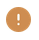 Icono de aviso naranja que señala un canal con una incidencia